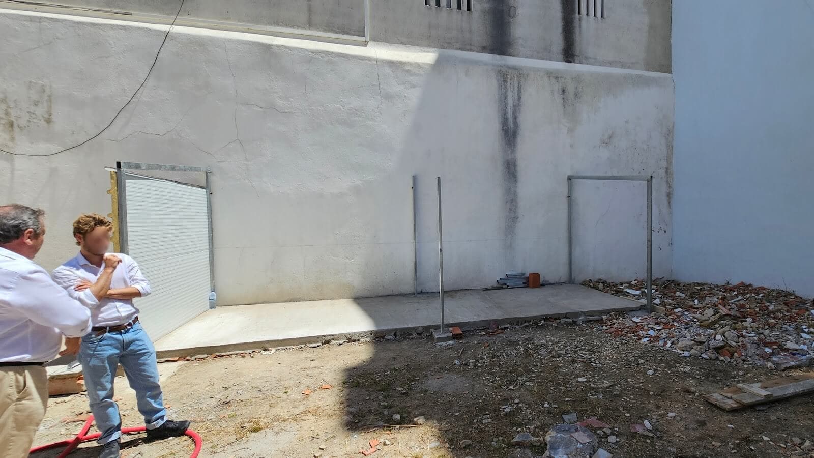 Remodelação Príncipe Real — antes e durante 1