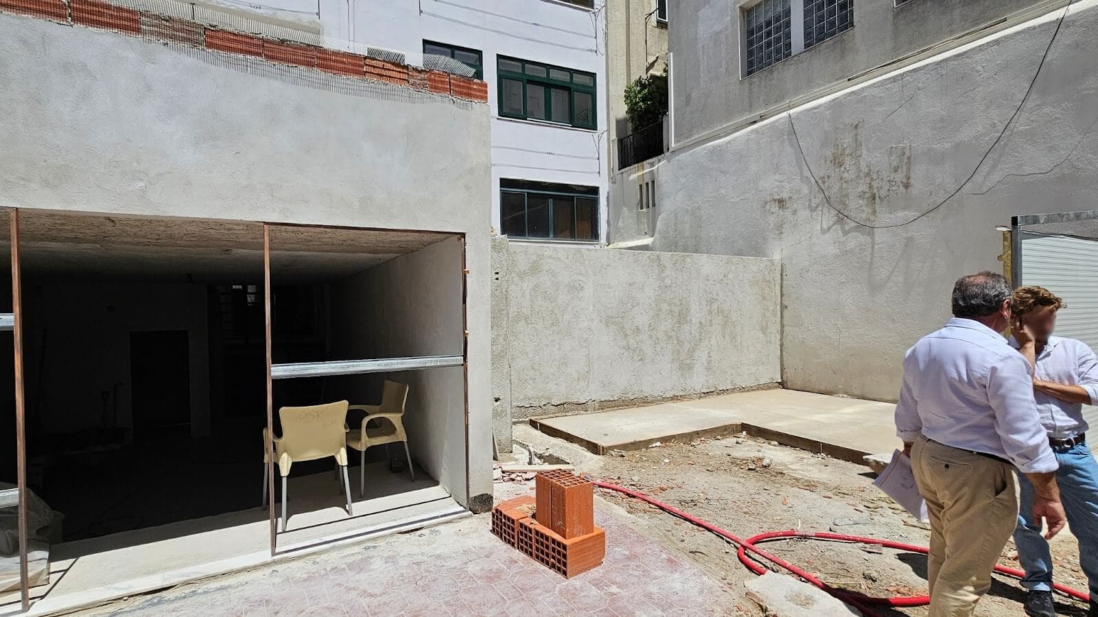 Remodelação Príncipe Real — antes e durante 2